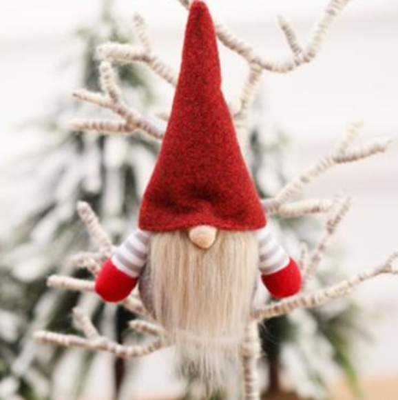 Other - New Christmas Soft Red Santa Gnome Ornament